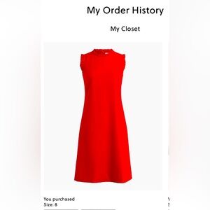 J. Crew Ruffleneck Suit Dress